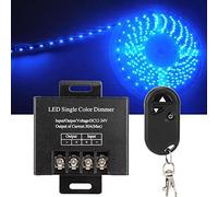 BAOFUYA Dimmer 30A 12v 24v Controllo della Luce Dimmer RF Interruttore Controller Luce, Telecomando Wireless 12-24V 30A 720W 3 Tasti Gamma di Controllo 20m per Luci Monocolore