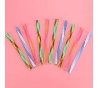 BAOFUYA Gatto Giocattolo, Giocattoli per Gattini Interattivi di Springs, Giocattolo Flessibile in Nylon Leggero, Riduci Lo Stress per Gatto, Colore Casuale da 10 Pezzi, Grandi Regali per Gli
