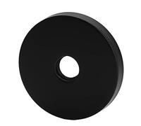BAOFUYA Grande Acciaio Inossidabile -Modernizzazione della Flangia del Bagno Bagno Installazione Semplice per Tubo Standard -G1/2 Pollici (BLACK)