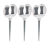 BAOFUYA Guido Guido Guida per Unghie Porta del Tubo di Acqua Morbida Scooter Abs e Materiale di Ferro Resistente Alle Intemperie per il Prato Light 3 Pack Light 3