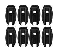 BAOFUYA Isolante per Recinti Elettrici con ABS Resistente Ai Raggi, Forte Isolamento per Fili di Acciaio e Alluminio, Ideale per l'allevamento di Bestiame e Recinzioni Agricole (BLACK)