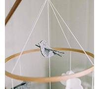 BAOFUYA Kit Mobile Fai da Te, Struttura Letto Mobile con Struttura in Legno per Kit di Artigianato, Design 3D Unico, Pendente Fatto a Mano, per la Cameretta dei Bambini o la Cameretta dei Bambini