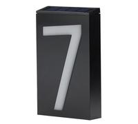 BAOFUYA Luce Solare per Numero di Porta, Numeri Civici Numeri Chiari Resistente Alla Pioggia Installazione Rapida Ampiamente Usato per Cancelli di Negozi Porte di Corridoi Luce Solare per Numero di