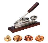 BAOFUYA Macchina per Comodi in Noce Pecan, Apertura Efficiente di Lavoro Efficiente Utensile per Cracker di Noci Facili da Afferrare con Manico in Legno Ergonomico per la cucinare