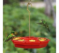 BAOFUYA Mangiatoia per colibrì, Vassoio da Appendere all'aperto, capacità di 16 Once, Attira gli Uccelli con 8 Porte di Alimentazione, Perfetta per il Birdwatching (#1)