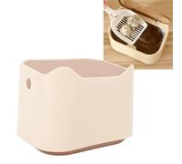 BAOFUYA Mini Pattumiera Multiuso per Rifiuti di Gatti, Design Compatto e Salvaspazio, Riduce gli Odori, Design Chiuso, Pattumiera per Lettiera per Gatti, per lo Stoccaggio dei Rifiuti