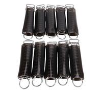 BAOFUYA Molle per Copertura di Sicurezza Molla per Copertura per Piscina con Anello a D, di Sicurezza 8 Molle in Acciaio Inossidabile Confezione da 10 Coperture Protettive in PVC per Coperture di per