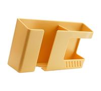 BAOFUYA Organizzazione Comoda, Materiale Addominali Forte, Supporto per Telecomando a Risparmio Spaziale, Scatola 'organizzatore di Ricarica del Condizionatore di Carriera a Muro con Monte (YELLOW)