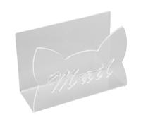 BAOFUYA Porta della Lettera Dell'organizzatore di Posta, Contattatore di Script di Script di File di Piccole Dimensioni di Posta per la Scuola di Script per la Scuola di Casa (chiaro)