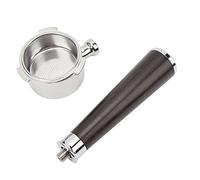 BAOFUYA Portafiltro Senza Fondo da 51 Mm, Portafiltro in Acciaio Inossidabile, Design a 3 Orecchie, Include Cestello del Filtro, Compatibile con Macchine per caffè EC0680 EC0685 (#3)