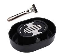 BAOFUYA Pulitore per Sciacquatrice per Rasoi, Efficiente Sciacquatrice per Rasoio a Spinta Manuale Che Previene L'intasamento dei Lavandini Sporchi per la Maggior Parte dei Rasoi a