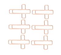 BAOFUYA Rose Ragroorof Clamp/Holder di Classe per L'organizzazione di Documenti e Uso Dell'ufficio