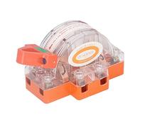 BAOFUYA Sezionatore di Sicurezza del Freno Elettrico, Bipolare da 32 A con Design Trasparente per il Controllo della Potenza Industriale