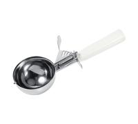 BAOFUYA Sfera di Frutta in Acciaio Inossidabile con una Manciata di Cambiamento per Facilitare il Ripristino della Palla e L'impasto per Biscotti per la a Casa (8 cm)