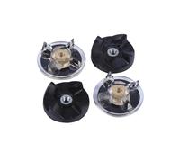 BAOFUYA Sostituzione Ingranaggio Lama, 2 Ingranaggi Base e 2 Lame in Gomma Pezzi di Ricambio per Frullatore Spremiagrumi 250W in Gomma Plastica