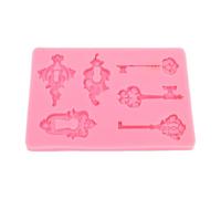 BAOFUYA Stampo in Silicone a Chiave Vintage, Stampo in Silicone di Grado Alimentare per Cuocere con Amici di Famiglia Crea Cioccolatini Gummies