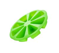 BAOFUYA Stampo per Torta in Silicone, Teglia Antiaderente a 8 cavità, Set per Mousse Al Cioccolato, Muffin, Pane, Budino, Pizza, Pasticceria Domestica, Feste, Nan (GREEN)