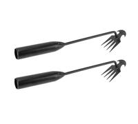 BAOFUYA Strumento per Diserbo Manuale, Strumento di Diserbo dal Design Ergonomico in Acciaio al Manganese per Giardino e Fattoria, per la Rimozione delle Erbacce di Facile Utilizzo a 4 Denti