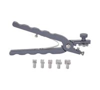 BAOFUYA Strumento Pinze per Barra a Molla in Lega di Alluminio con Teste di Sostituzione 5pcs, Strumento di Pinzetta della Barra a Molla per Orologi per Orologi Kit di Strumento di