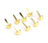 BAOFUYA Studi per Nailhead di Alta Resistenza 50pcs Cono, Decorazioni Artigianali in Pelle Lucida per gli Appassionati di Sacchetti (15 mm)
