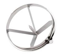 BAOFUYA Tagliafrutta, Lama in Acciaio Inossidabile, Design Ergonomico, Divisore per Frutta Compatto e Facile da Pulire per Mele e Arance (4 Sezione)