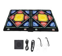 BAOFUYA Tappetino da Ballo Doppio, Game Pad da Ballo Elettronico con Gamepad Wireless, Tappetino per Esercizi Antiscivolo 165x93 Cm per Utenti TV e Computer