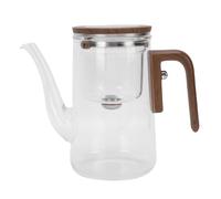 BAOFUYA Tea Pot di Vetro, Bollitore da tè con Filtro a Foglia Facile Chiara Separazione Dell'acqua Bolli Elettrici per L'uso Dell'ufficio Home