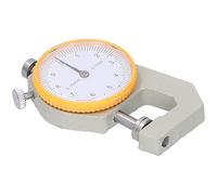BAOFUYA Tester a Testa Piatta con Quadrante per Spessimetro, Materiale in Acciaio, Misurazione Accurata per Pelle, Metallo e Carta 0-10 Mm 0-20 Mm Adatto per Fai da Te e Artigianato (Spessimetro