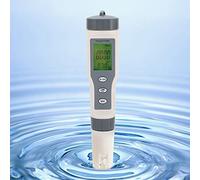 BAOFUYA Tester Portatile 3 in 1 della qualità dell'Acqua, Misuratore Digitale TDS PH Temp con Display LCD per Acquari, Centri Benessere Idroponici e Piscine