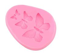 BAOFUYA Torta di Silicone Fatta di Forme di Cioccolato a Farfalla per il Fondente per Decorazioni di Cottura Fai -da -te, Forma di Silicone Rosa Semplice e Non Tossica per la Festa di Compleanno e