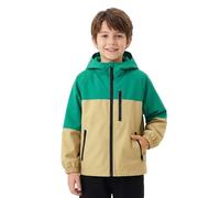 Baogaier Giacca Impermeabile per Ragazze Ragazzi Mantella con cappuccio y Banda Reflectante Traspirante Antipioggia Giubbotto Antivento Autunno Primavera Abbigliamento 11-12 anni, Amarillo