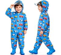 Baogaier Impermeabile da Pioggia Ragazzi Ragazze con Cappuccio 1-7 Anni | Bambini, Antipioggia Giacca Tuta, Portatile, Sportivo Jogging, Impermeabili Unisex Bambino Bimba Bimbo per Scolaro,Asilo Nido