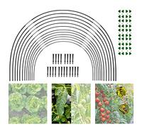 BAOGAO 30 Pezzi Cerchi Da Giardino A Telaio Serra,Cerchi Serra Giardino,Archi Per Supporto Giardino,Cerchio Coltivare Il Tunnel Piante