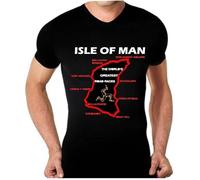 BaohuLDWwde5a Maglia Moto Tourist Trophy Isle Mens T-Shirt Black L