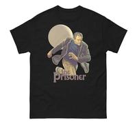 BaohuLDWwde5a The Prisoner T-Shirt Black S