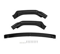 BaoHYeS Lot de 3 séparateurs de pare-Chocs Avant pour Infiniti Q50 2014-2021 (Noir Brillant 18-21)