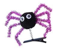baojielai 1 clip per capelli ragni di Halloween per bambini clip a molla con design leggero sicuro per feste in costume evento scolastico