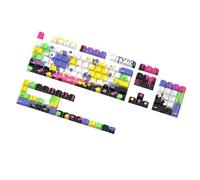 baojielai 130Key Keycap Originale Altezza Lato Inciso Traslucido Keycaps Calore Sublimato Per Tastiere Meccaniche