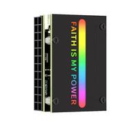 baojielai Adattatore a colori angolato a 90 gradi a 24 pin con 18 modalità di illuminazione per la gestione dei cavi del PC e migliora l'ottimizzazione dei flussi d'aria