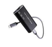 baojielai Adattatore di alimentazione Ethernet a tipo C per dispositivo USB C, convertitori USB C per uso domestico in ufficio design compatto