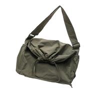 baojielai Borsa a tracolla da donna di grande capacità, borsa a tracolla per studenti, borsa per la spesa, tinta unita, borsa a tracolla per tutti i giorni, Verde, as the pic show