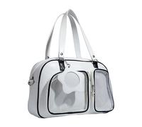 baojielai Borsa trasparente per le donne di grande capacità stili giapponesi borse a tracolla borse a tracolla borsa ascellare per gli appassionati di anime, Bianco e nero, as the pic show