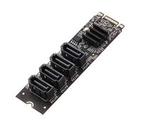 baojielai Chip di velocità veloce della carta dell'adattatore di 4 porte SATA3.0 per grandi esigenze di dati Supporta i protocolli NVME PCIE