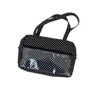 baojielai Elegante borsa a tracolla con interni spaziosi e cerniere sotto le ascelle borse stile giapponese borsa per le donne casual uso quotidiano, Nero , 34x10x23cm