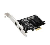 baojielai Scheda di rete PCIE Ethernet da 2,5 Gbps PCIE a RJ45 RTL8125B 10/100/1000/25000Mbps RJ45 adattatore per desktop