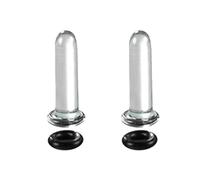 baojielai Set di dilatatori per orecchie in vetro, per donne e uomini alla moda, 3mm, Vetro, Nessuna pietra preziosa