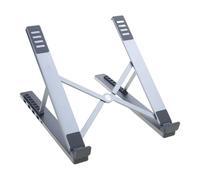 baojielai Supporto per laptop in alluminio con docking station 4 in 1, supporto regolabile ad angolo multiplo, trasferimento dati 3S, display 4K Suppo