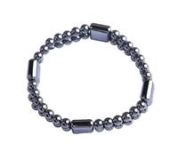 baojielai Terahertz - Bracciale a doppio strato con pietra per un uso quotidiano, la circonferenza del bracciale è di circa 20 cm, Terahertz, senza pietre preziose, The circumference of the bracelet