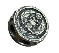 baojielai Unico ciondolo in metallo per paracord e appassionati di creazione di gioielli Paracord Bead, as the pic show, Rame