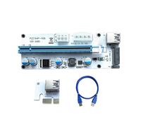 baojielai VER008S - Cavo di estensione per scheda GPU PCIe USB 3.0 ad alta velocità, adattatore per schede PCIE 1X per aggiornamenti del computer